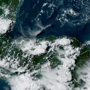 météo tropicale : Image satellite .