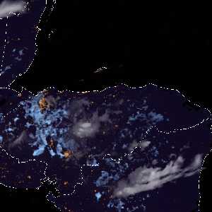 météo tropicale : Image satellite .