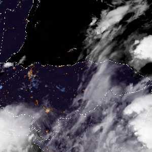météo tropicale : Image satellite .