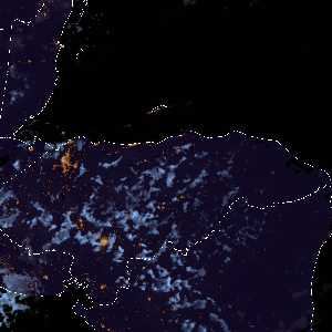 météo tropicale : Image satellite .