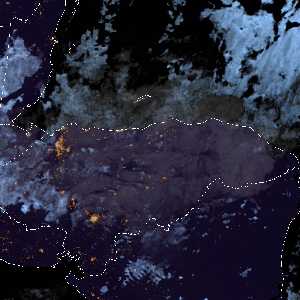 météo tropicale : Image satellite .