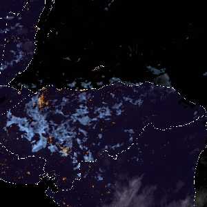 météo tropicale : Image satellite .