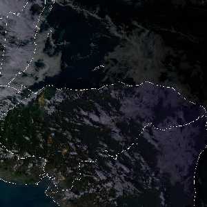 météo tropicale : Image satellite .
