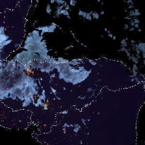 météo tropicale : Image satellite .