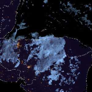 météo tropicale : Image satellite .