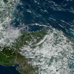 météo tropicale : Image satellite .