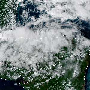 météo tropicale : Image satellite .