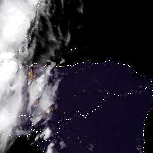 météo tropicale : Image satellite .
