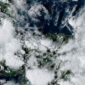 météo tropicale : Image satellite .