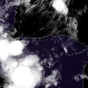 météo tropicale : Image satellite .