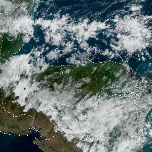 météo tropicale : Image satellite .
