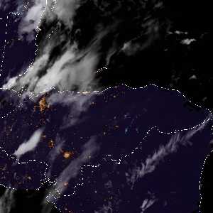 météo tropicale : Image satellite .