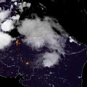météo tropicale : Image satellite .