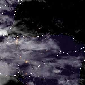 météo tropicale : Image satellite .