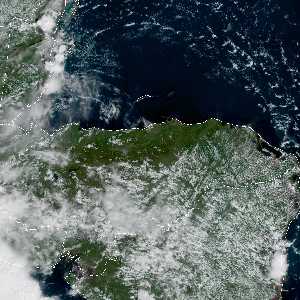 météo tropicale : Image satellite .