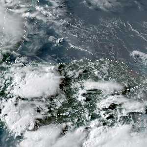 météo tropicale : Image satellite .