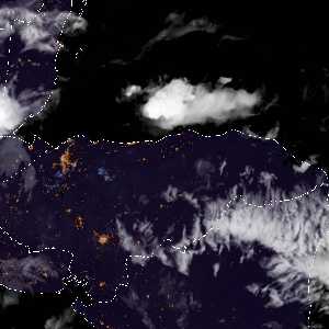 météo tropicale : Image satellite .