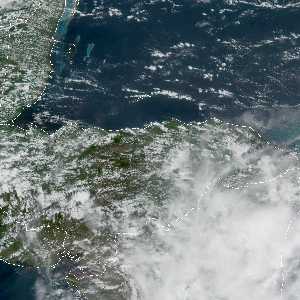 météo tropicale : Image satellite .
