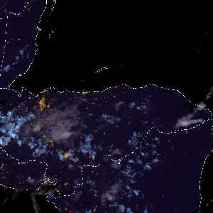 météo tropicale : Image satellite .