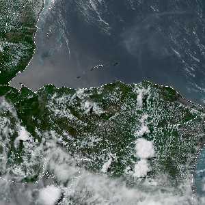 météo tropicale : Image satellite .