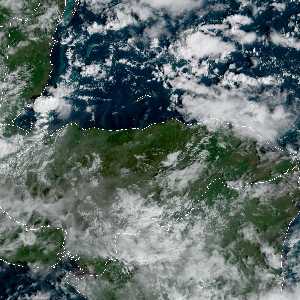 météo tropicale : Image satellite .