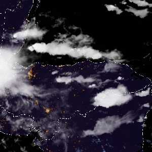 météo tropicale : Image satellite .