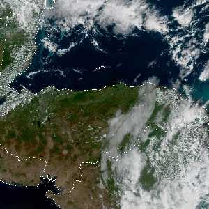 météo tropicale : Image satellite .