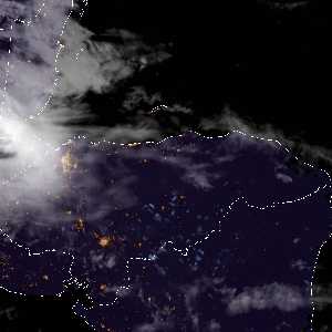 météo tropicale : Image satellite .