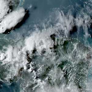 météo tropicale : Image satellite .