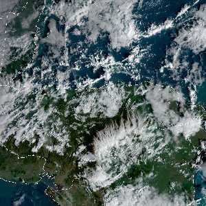 météo tropicale : Image satellite .