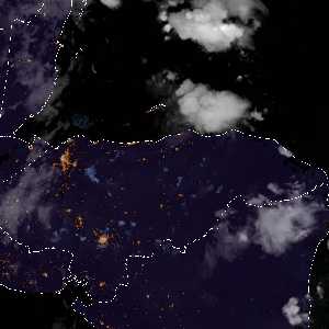 météo tropicale : Image satellite .