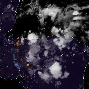 météo tropicale : Image satellite .
