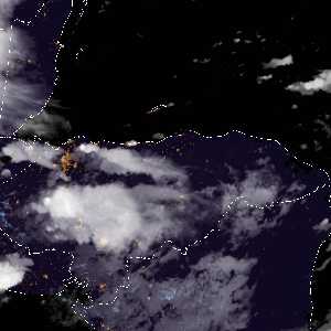 météo tropicale : Image satellite .