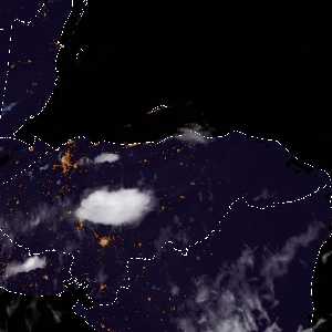 météo tropicale : Image satellite .