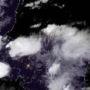 météo tropicale : Image satellite .
