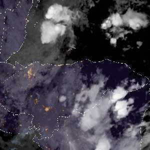 météo tropicale : Image satellite .
