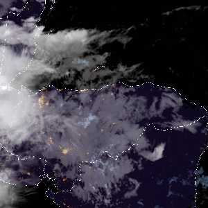 météo tropicale : Image satellite .