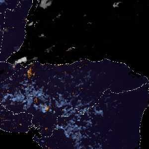 météo tropicale : Image satellite .