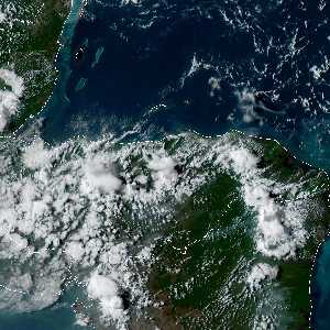 météo tropicale : Image satellite .
