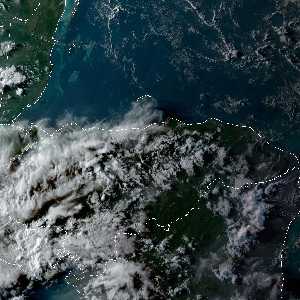 météo tropicale : Image satellite .
