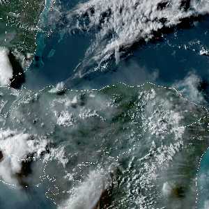 météo tropicale : Image satellite .