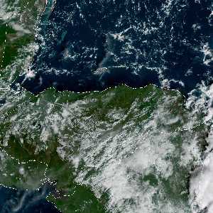 météo tropicale : Image satellite .
