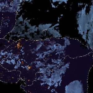 météo tropicale : Image satellite .