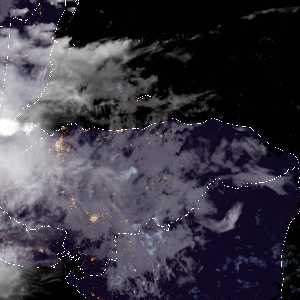 météo tropicale : Image satellite .