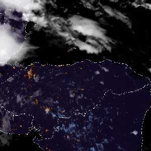 météo tropicale : Image satellite .