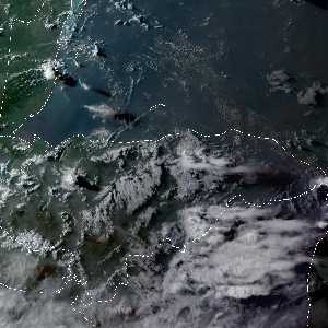 météo tropicale : Image satellite .