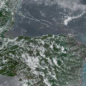 météo tropicale : Image satellite .