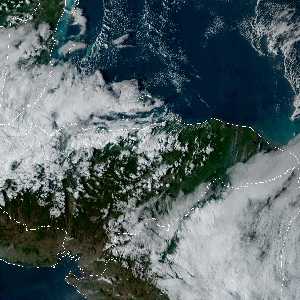 météo tropicale : Image satellite .