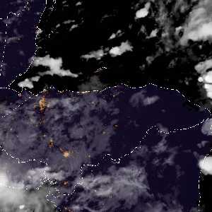 météo tropicale : Image satellite .