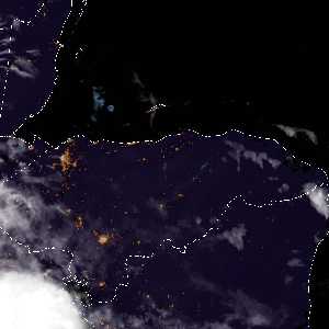 météo tropicale : Image satellite .